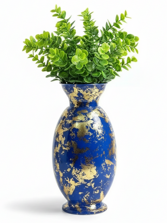 Large Handcrafted Metal Vase