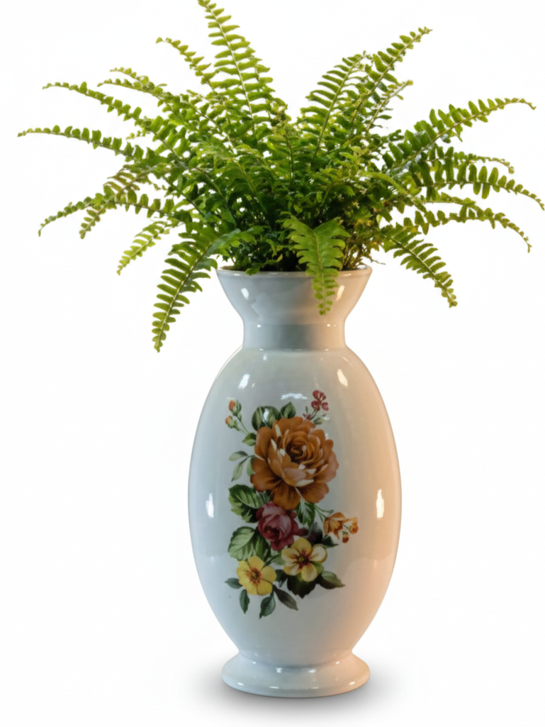 Large Handcrafted Metal Vase