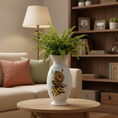 Large Handcrafted Metal Vase