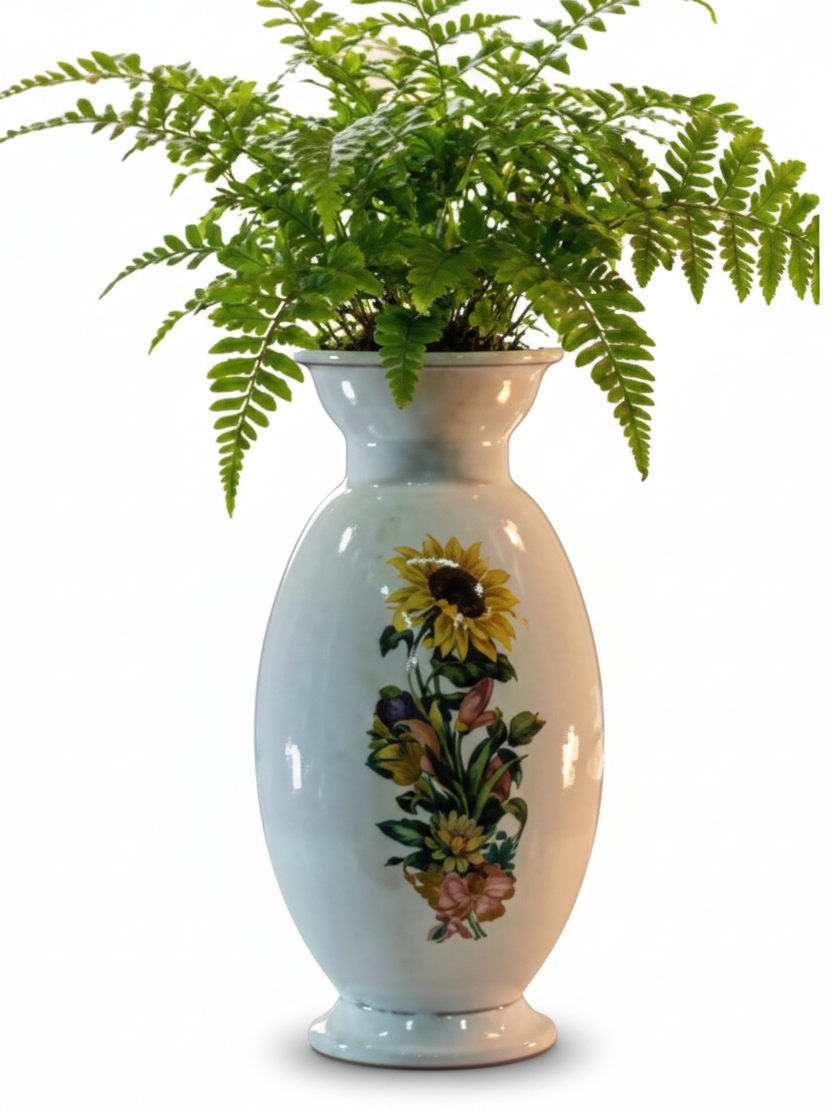 Large Handcrafted Metal Vase