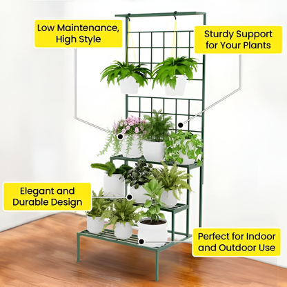 Vertical Garden Plant Stand – Black, White & Green Variants