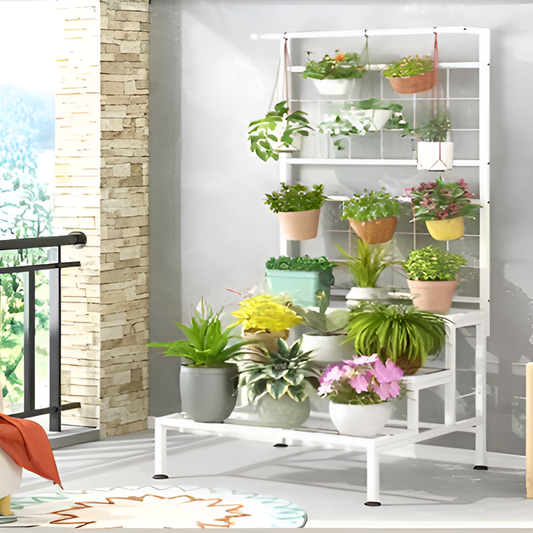 Vertical Garden Plant Stand – Black, White & Green Variants