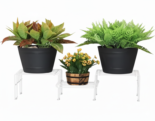 Iron Plant Stand – 3-Tier Modular Display Rack