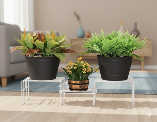 Iron Plant Stand – 3-Tier Modular Display Rack