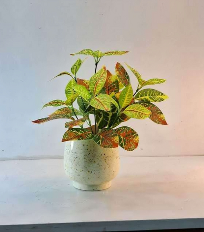 Mini Bulb-Shaped Metal Planter – Smooth Gloss Finish