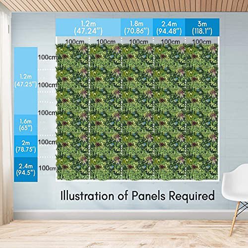 Blush Spirit Vertical Garden 100cmx100cm