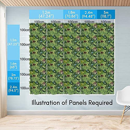 Blush Spirit Vertical Garden 100cmx100cm