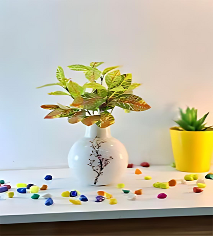 Globe Metal Vase Planter – Narrow Neck Design