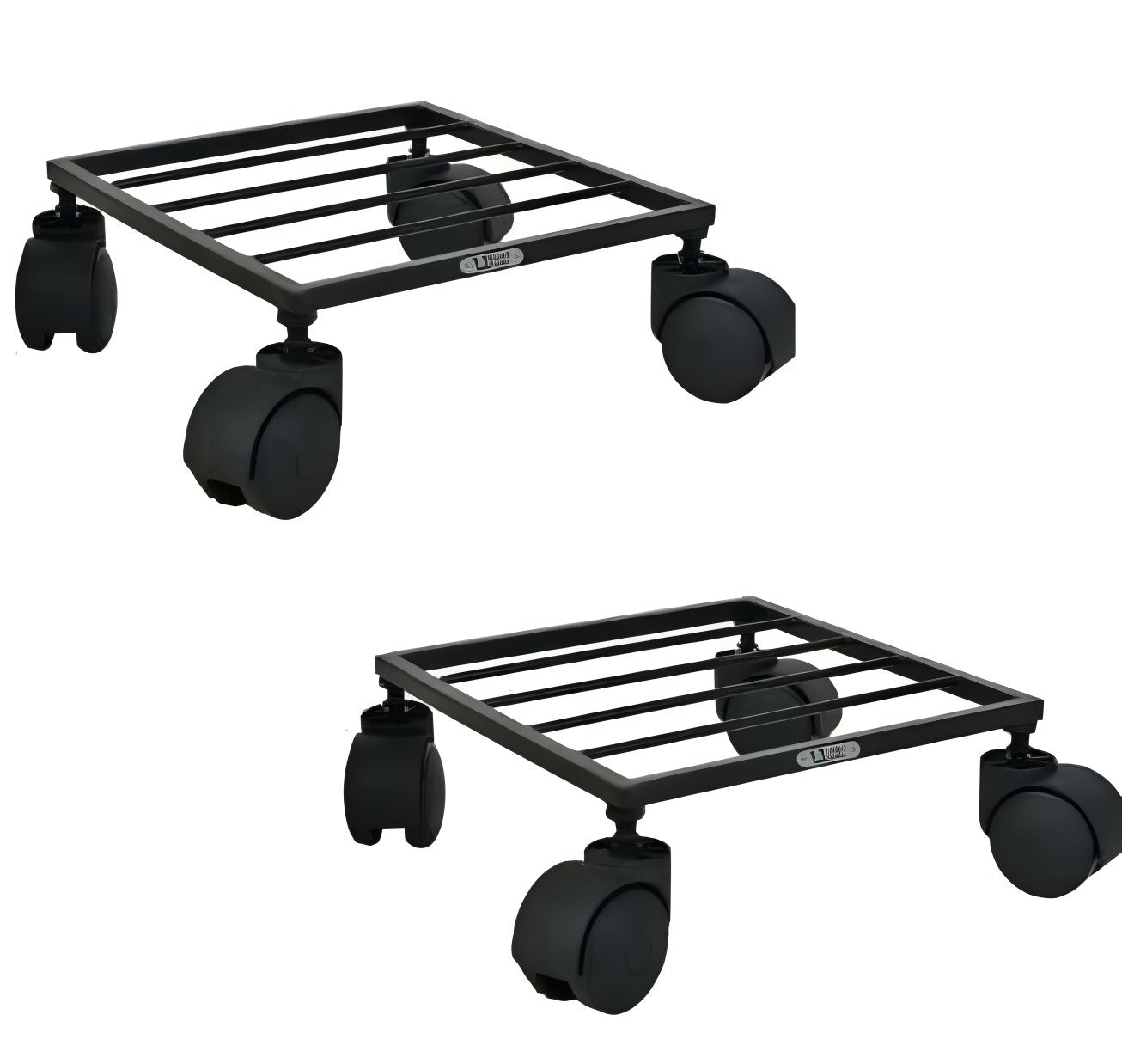 Plant Stand with Wheels – Square Metal Base