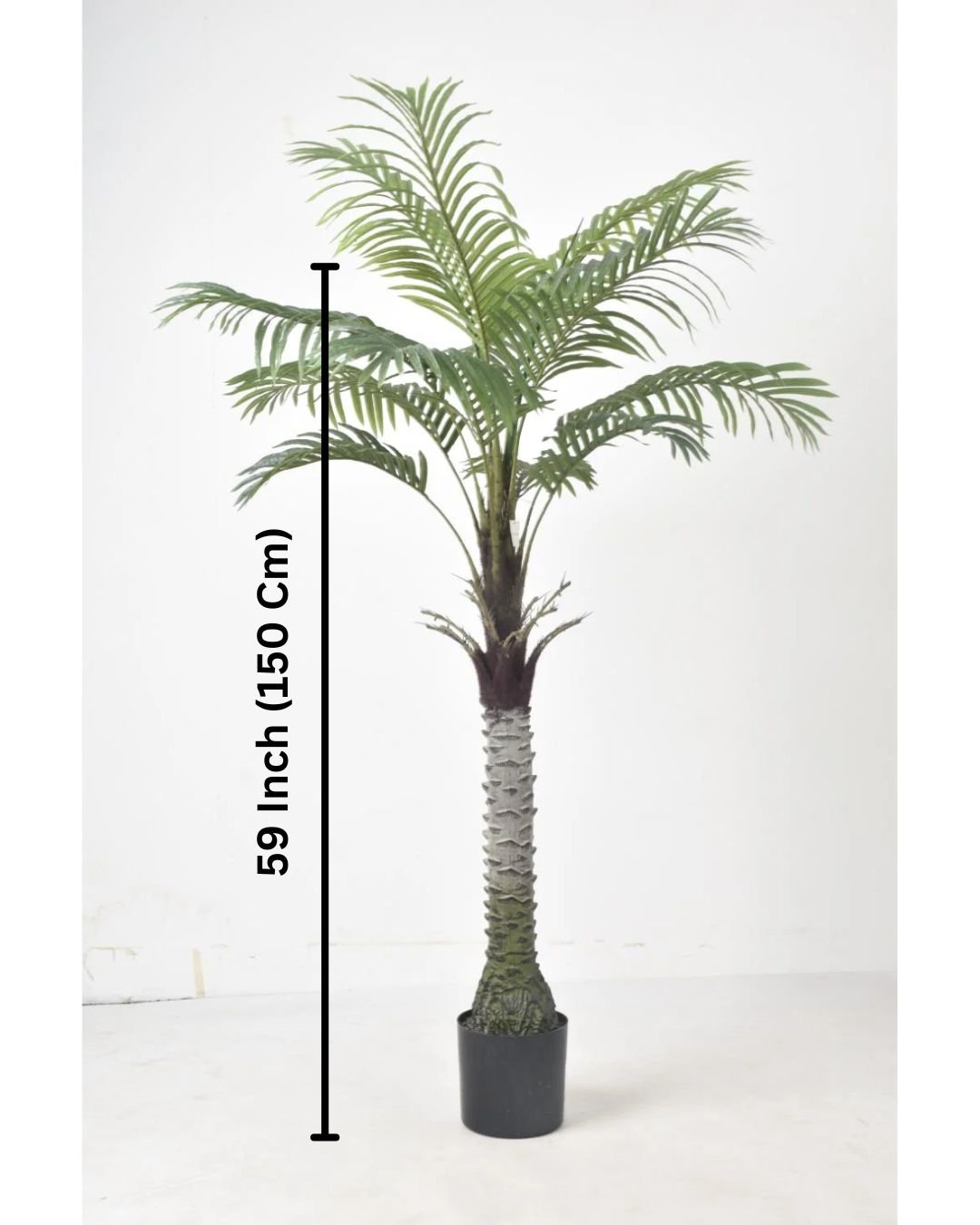 Palm Tree Faux Plant 59″ – Lush Paradise for Home & Office