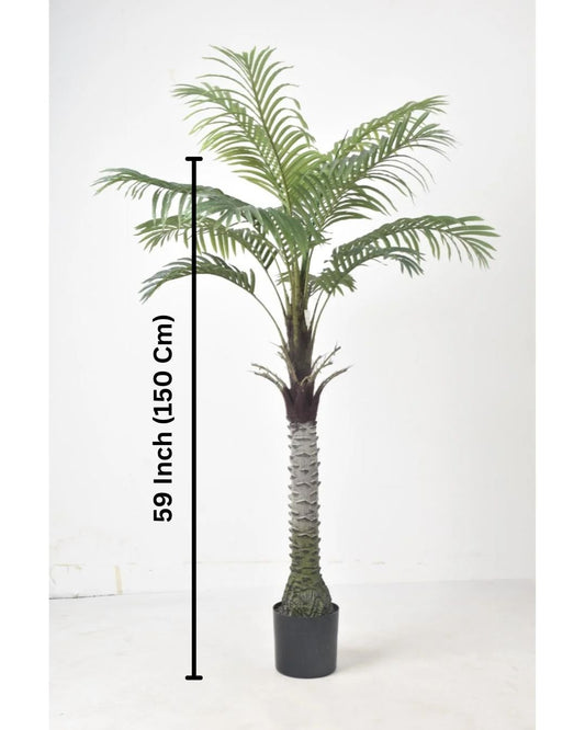 Palm Tree Faux Plant 59″ – Lush Paradise for Home & Office