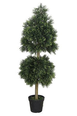 Artificial Cypress Tree 63″| Tall Indoor Faux Topiary