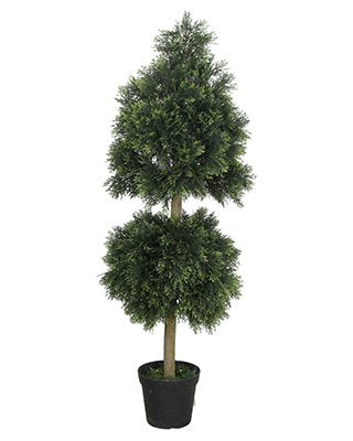 Artificial Cypress Tree 63″| Tall Indoor Faux Topiary