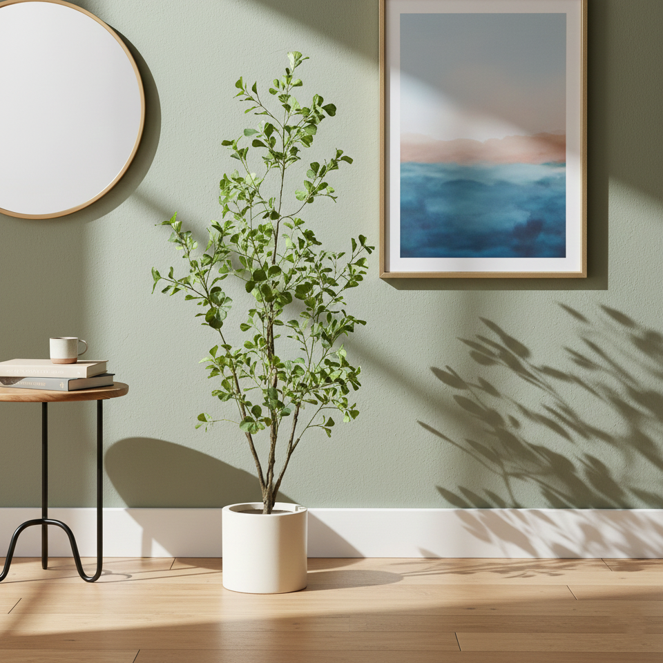 Ficus Tree Faux Plant – 63″- Lush Greenery for Home & Office