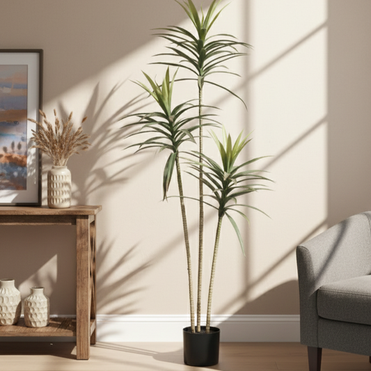 Yucca Tree Faux Plant 63″ – Desert Oasis for Home & Office