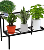 2-Tier Metal Plant Stand – Compact & Strong Design