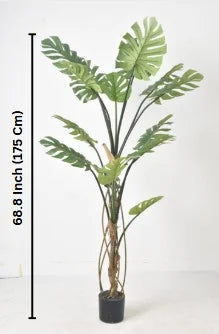 Monstera Tree Faux Plant 69″ – Tropical Paradise for Home & Office