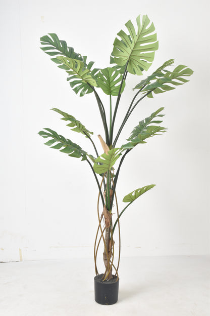 Monstera Tree Faux Plant 69″ – Tropical Paradise for Home & Office