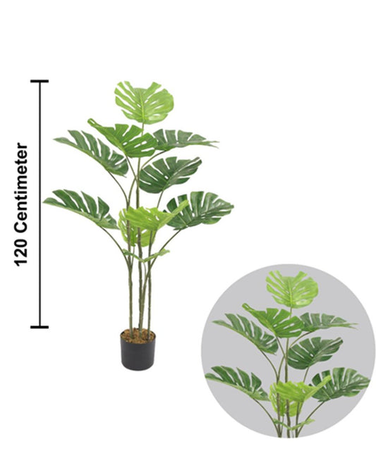 Premium Monstera Artificial Plant 47.24-Inch – Lifelike Tropical Decor for Home & Office
