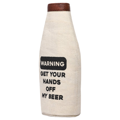 Beer Bottle Covers with Stylish Printing for Men and Women (Warning)