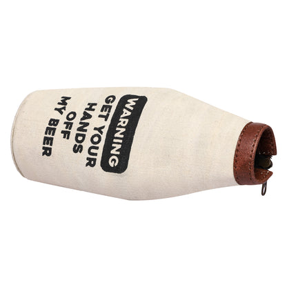 Beer Bottle Covers with Stylish Printing for Men and Women (Warning)