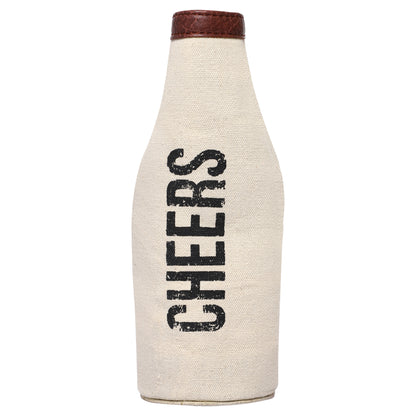 Pint Beer Bottle Covers with Stylish Printing for Men and Women (Cheers)