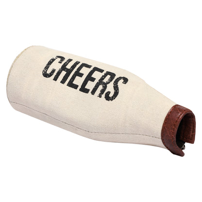Pint Beer Bottle Covers with Stylish Printing for Men and Women (Cheers)