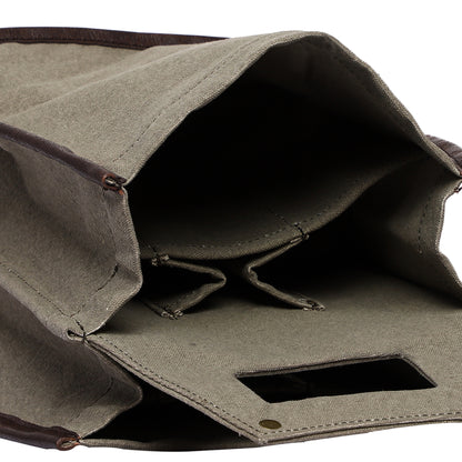 Beer 6 Pack Carrier,100% Canvas Caddy, Holder, Tote, Basket, Bottle Holder (Life)