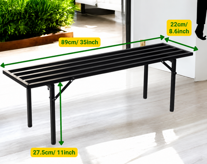 Iron Folding Multi-Purpose Slatted Plant Stand
