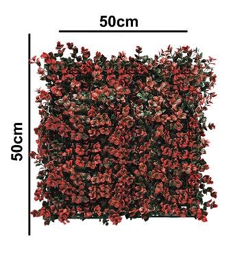 Red Pachysandra Vertical Garden 50cmx50cm