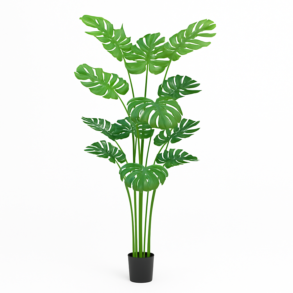 Premium Artificial Monstera Deliciosa Tree 63"