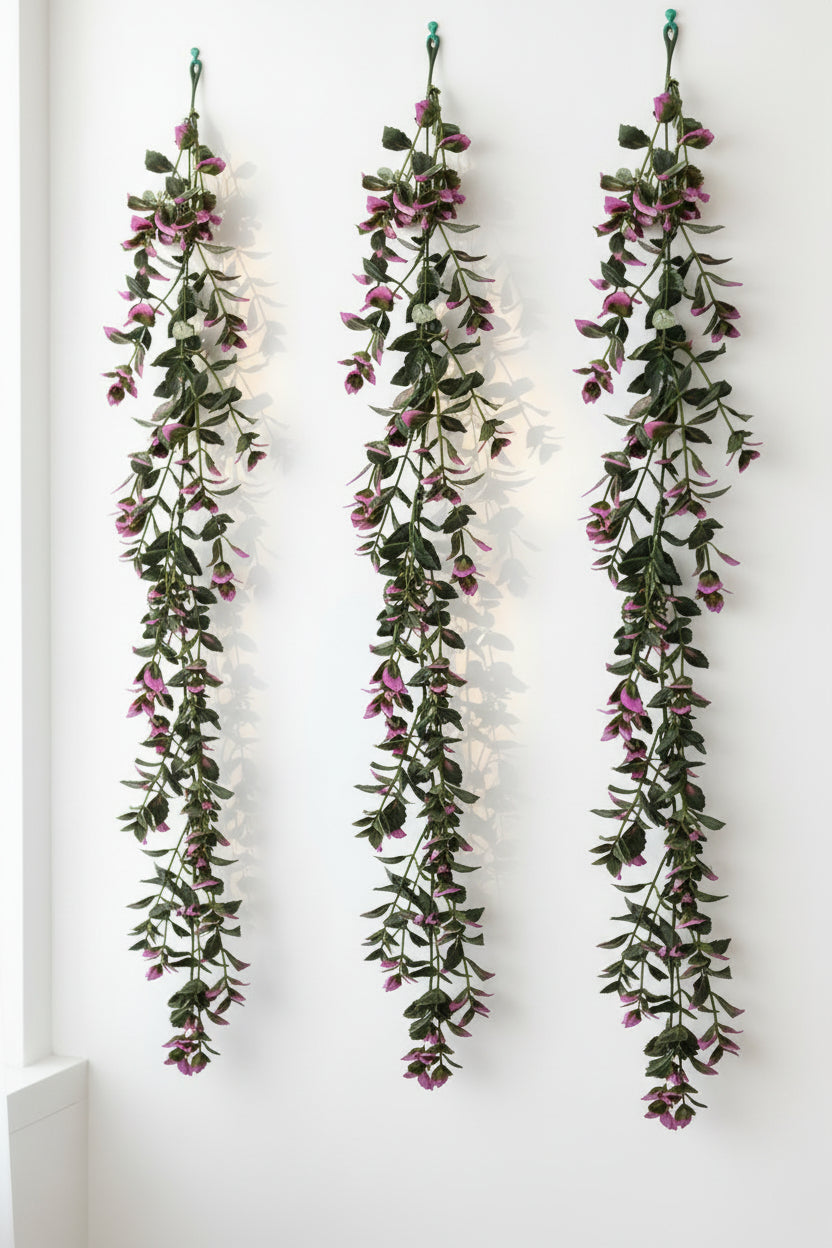 Artificial Hanging Pachysandra Leaves