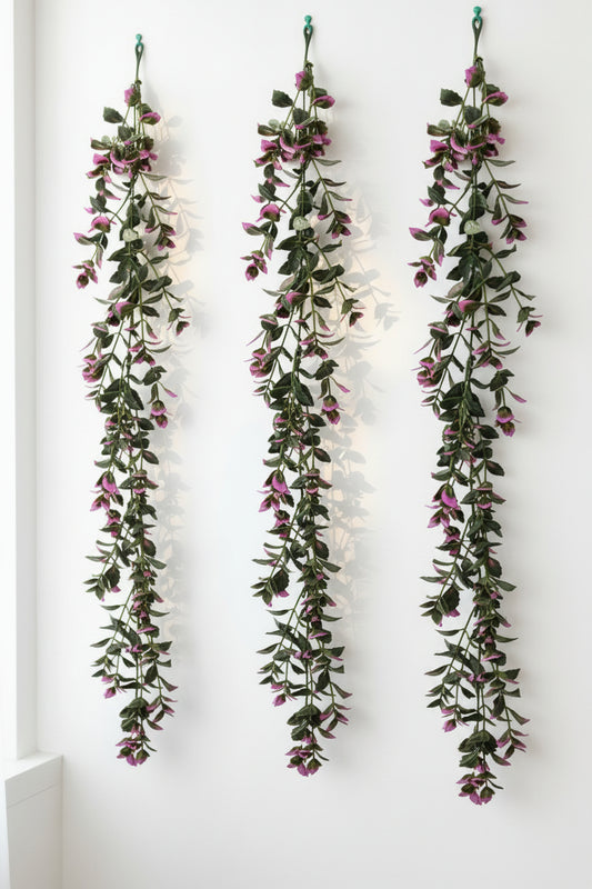Artificial Hanging Pachysandra Leaves