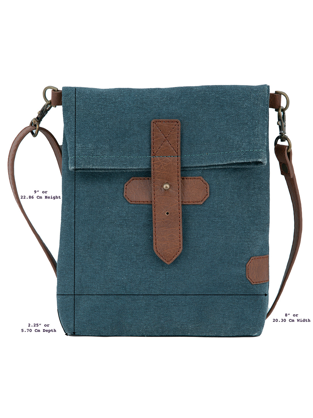 Artaflora – 100% Cotton Canvas Small Messenger Crossbody Vintage Sling Bag with Stylish Design for Women