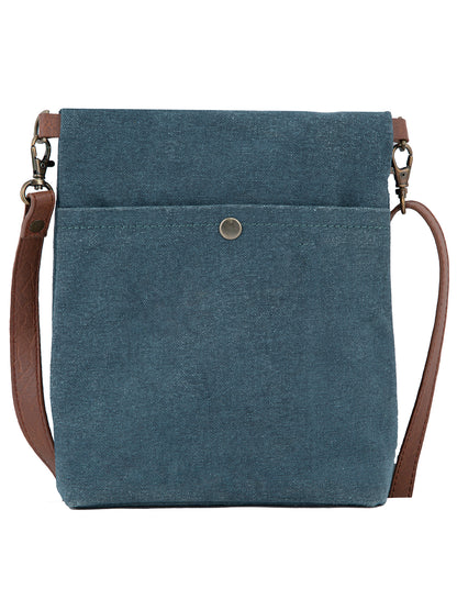 Artaflora – 100% Cotton Canvas Small Messenger Crossbody Vintage Sling Bag with Stylish Design for Women