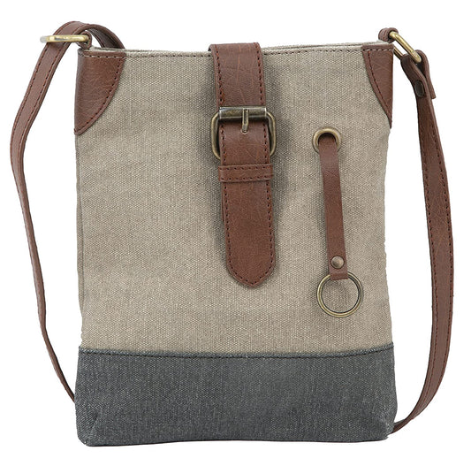 Artaflora – 100% Cotton Canvas Small Messenger Crossbody Multicolor Vintage Sling Bag with Stylish Design for Women