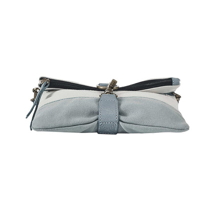 Artaflora – Women’s and Girls Finley Canvas Bag Recycled Sling Bag (Ocean) (Blue)