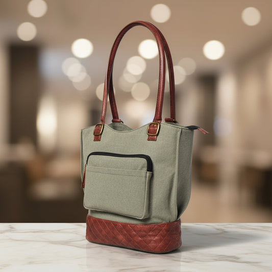 Two in One Convertible Handbag : Agean