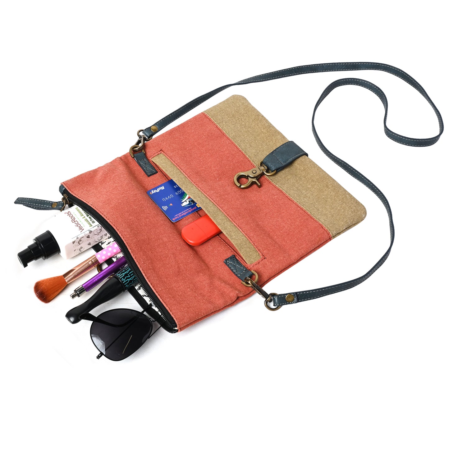 Artaflora – Women’s Finley Canvas Recycled Crossbody Bag