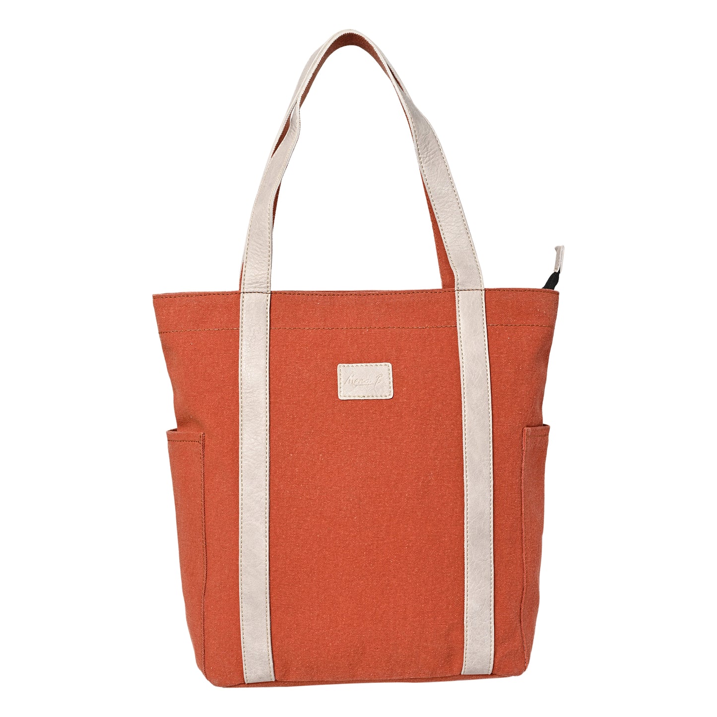 Artaflora – Color Block Hand Bag: Burnt Orange