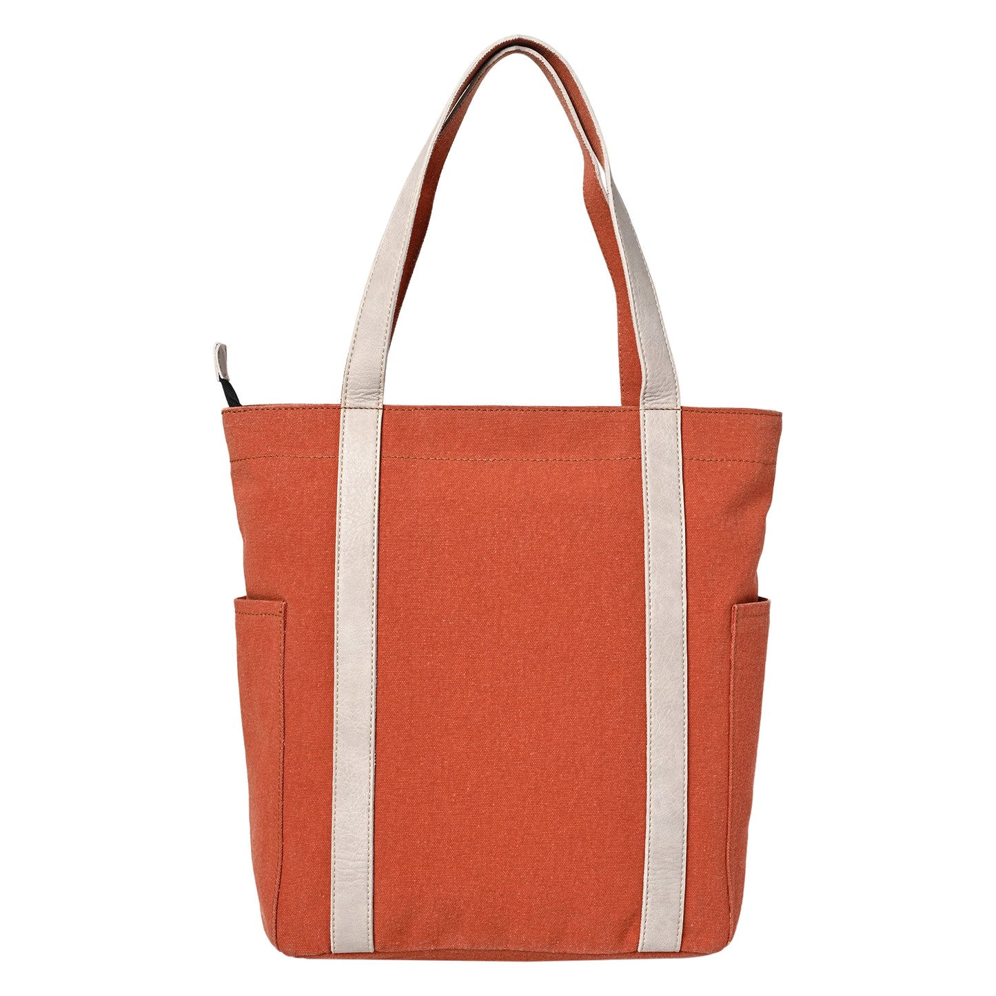 Artaflora – Color Block Hand Bag: Burnt Orange
