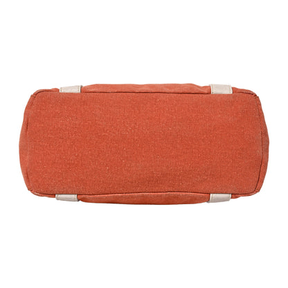 Artaflora – Color Block Hand Bag: Burnt Orange