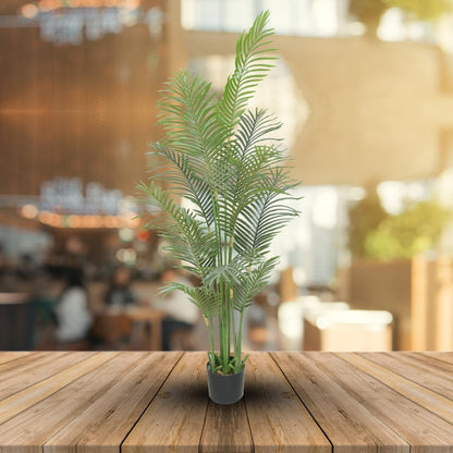 Artificial Tropical Palm Tree – 70.87″ Tall Faux Palm for Home And Office Decor