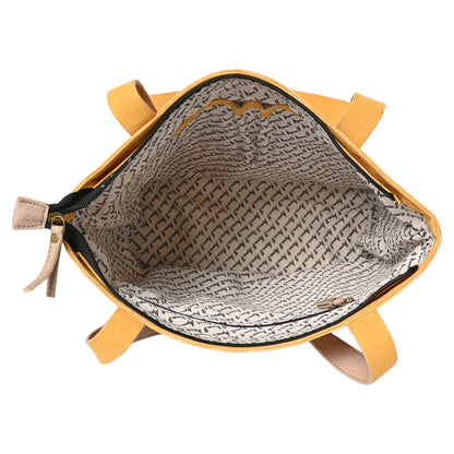 Artaflora – Color Block Tote: Golden Rod – (M-2503)