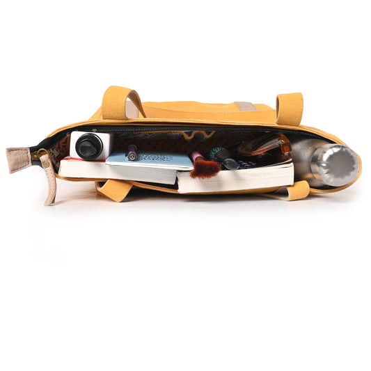 Artaflora – Color Block Tote: Golden Rod – (M-2503)