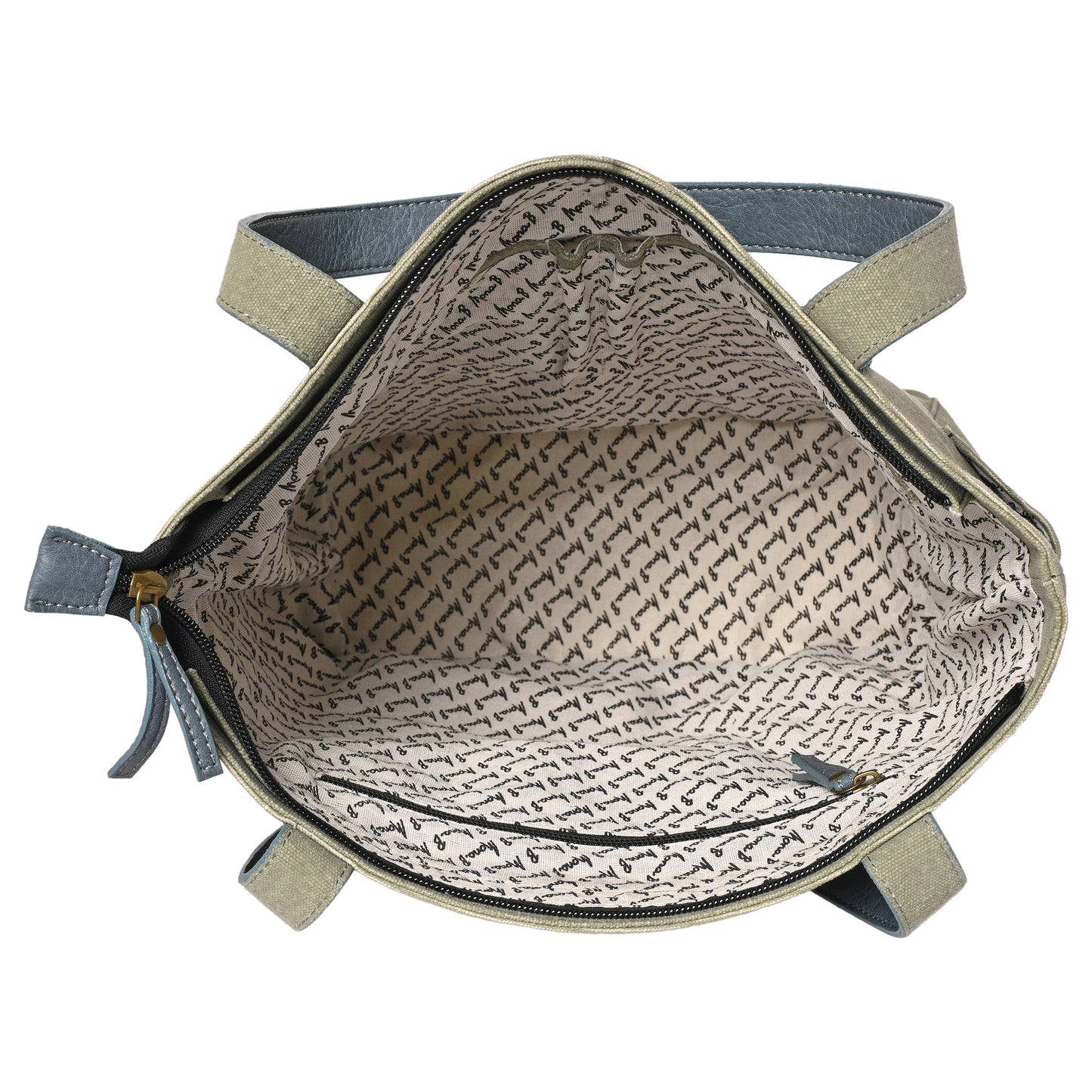 Artaflora – Color Block Handbag : Sage