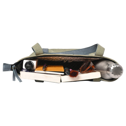 Artaflora – Color Block Handbag : Sage