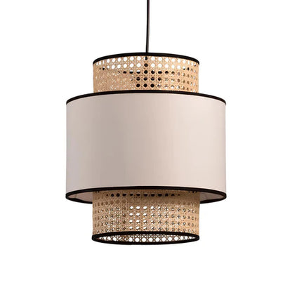 Handcrafted Cane Rattan Pendant Light Idhant
