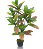 Artificial Codiaeum Plant – 39.37-Inch Faux Tropical Plant for Home And Office