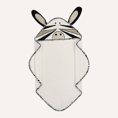 Abracadabra Zebra Hooded Towel & Face Washers Set